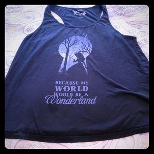 Size 1X Disney Brand Tank (Alice in Wonderland)